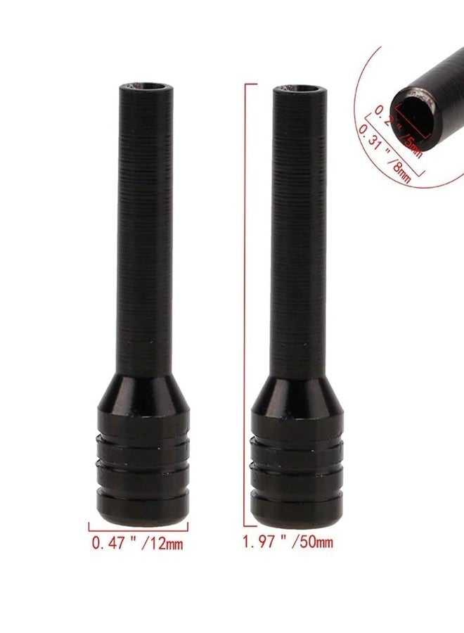 AUTO MT مجموعة مقابض قفل أبواب السيارة (4 قطع)، إكسسوارات سيارات، مجموعة مقابض قفل أبواب السيارة العالمية، مصنوعة من سبائك الألومنيوم، لون أسود، مقاومة للخدش - Image 3